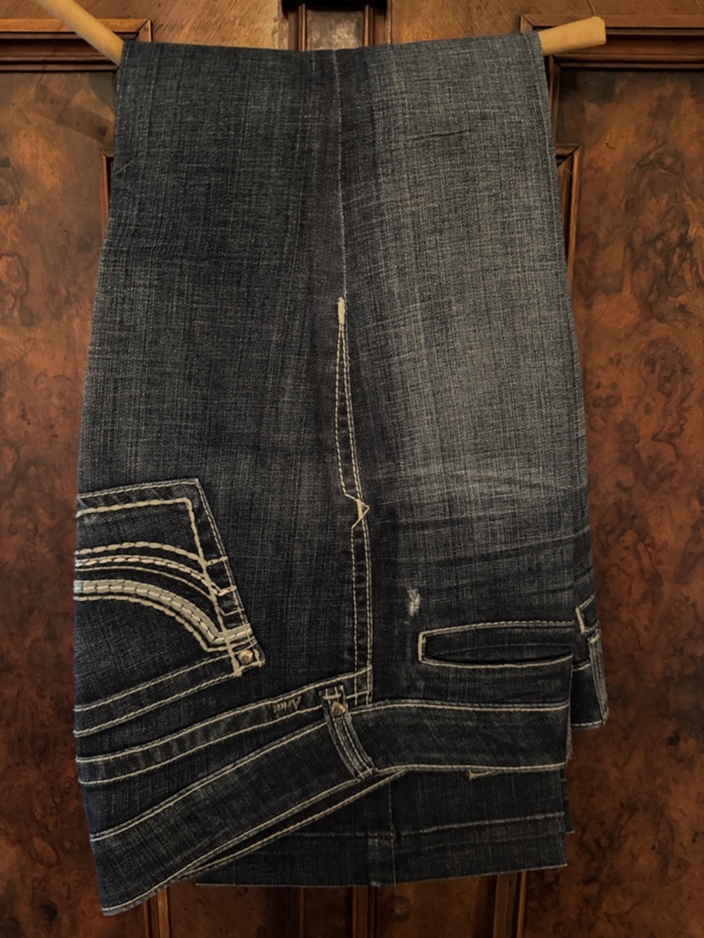 Ariat Dark Blue Denim Jeans with Contrast Stitching
